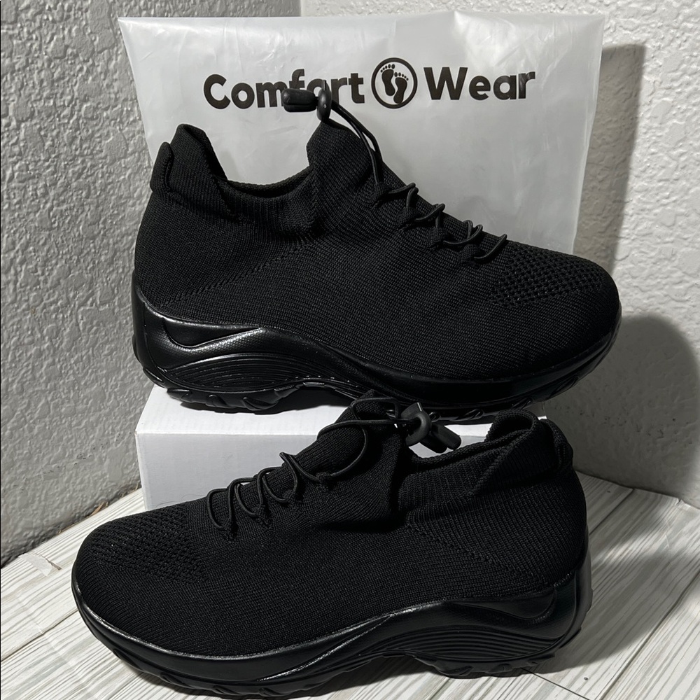 Comfort wear Ortho Stretch Cushion Shoes slip on‎ sneakers women’s size 10.5